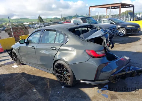 2024 BMW M3 Competition из США, поврежденный, VIN WBS33AY05RFT26894